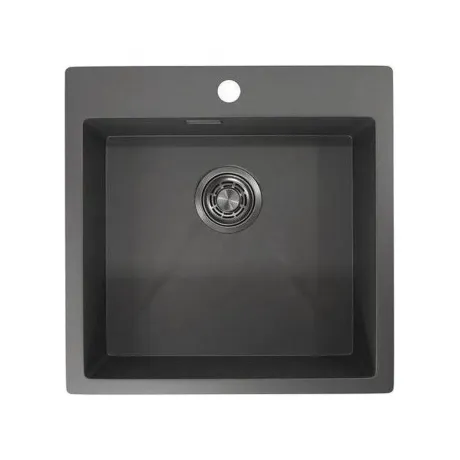 Кухонная мойка GRANULA (5151, ГРАФИТ МАТОВЫЙ)