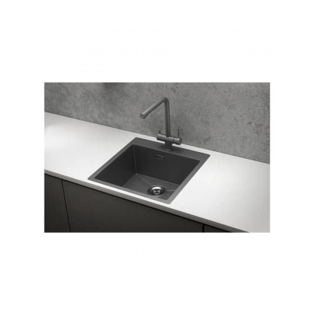 Кухонная мойка GRANULA (5151, ГРАФИТ МАТОВЫЙ) - фото 2