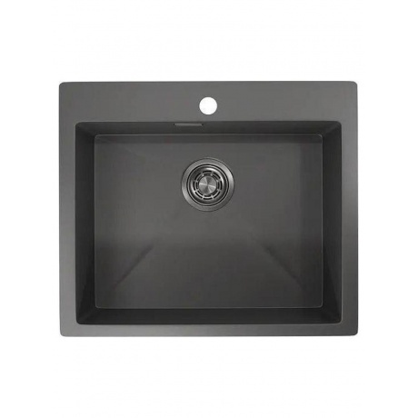 Кухонная мойка GRANULA (5951, ГРАФИТ МАТОВЫЙ) - фото 1