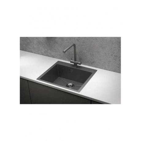 Кухонная мойка GRANULA (5951, ГРАФИТ МАТОВЫЙ) - фото 2