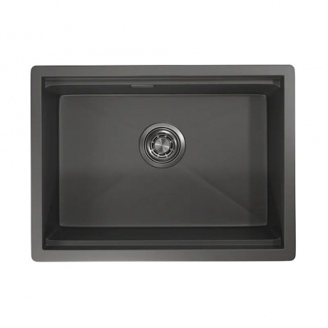 Кухонная мойка GRANULA (6045U, ГРАФИТ МАТОВЫЙ) - фото 2