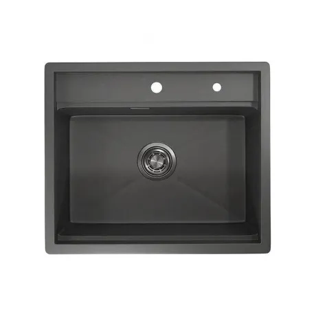 Кухонная мойка GRANULA (6051, ГРАФИТ МАТОВЫЙ)