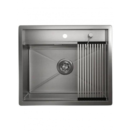 Кухонная мойка GRANULA (6051, СТАЛЬ САТИН) - фото 2