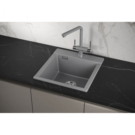 Кухонная мойка GRANULA ESTETICA (4701, АЛЮМИНИУМ) - фото 6