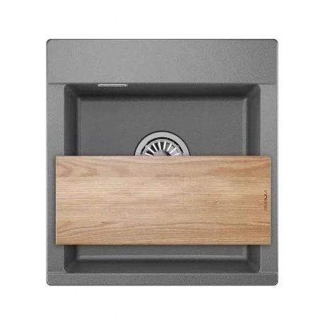 Кухонная мойка GRANULA ESTETICA (4701, ГРАФИТ) - фото 2