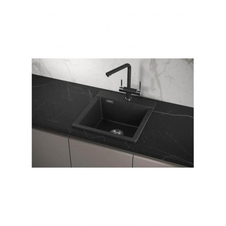 Кухонная мойка GRANULA ESTETICA (4701, ЧЁРНЫЙ) - фото 3