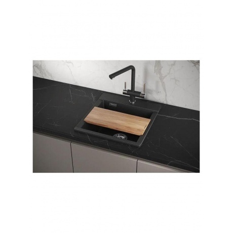 Кухонная мойка GRANULA ESTETICA (4701, ЧЁРНЫЙ) - фото 4