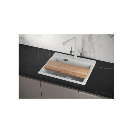 Кухонная мойка GRANULA ESTETICA (5804, АРКТИК) - фото 4