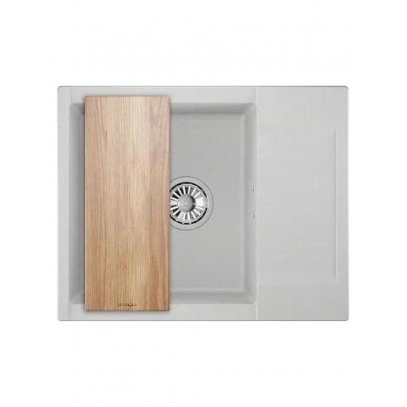 Кухонная мойка GRANULA ESTETICA (6202, АРКТИК) - фото 2