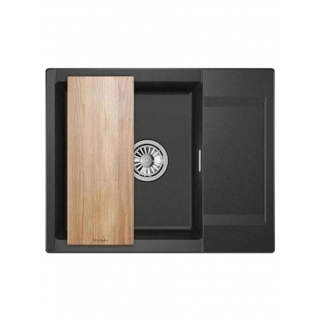 Кухонная мойка GRANULA ESTETICA (6202, ЧЁРНЫЙ) - фото 2