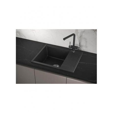 Кухонная мойка GRANULA ESTETICA (6202, ЧЁРНЫЙ) - фото 3