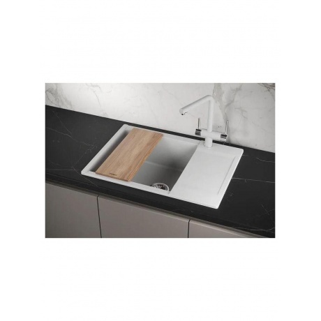 Кухонная мойка GRANULA ESTETICA (7003, АРКТИК) - фото 4
