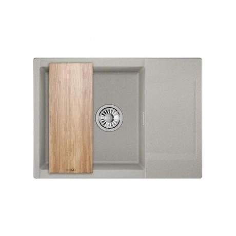 Кухонная мойка GRANULA ESTETICA (7003, БАЗАЛЬТ) - фото 2