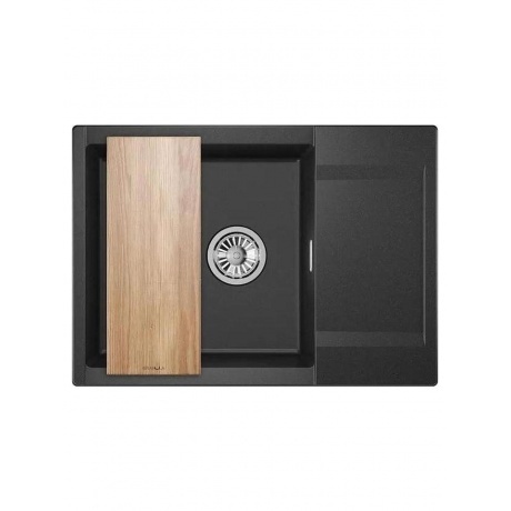 Кухонная мойка GRANULA ESTETICA (7003, ЧЁРНЫЙ) - фото 2
