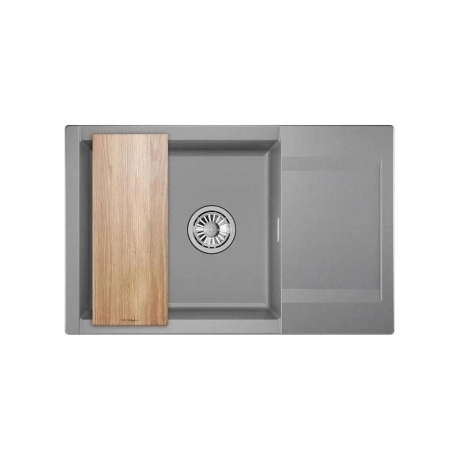 Кухонная мойка GRANULA ESTETICA (7807, АЛЮМИНИУМ) - фото 2