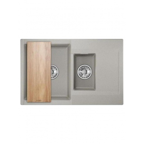 Кухонная мойка GRANULA ESTETICA (7808, БАЗАЛЬТ) - фото 2