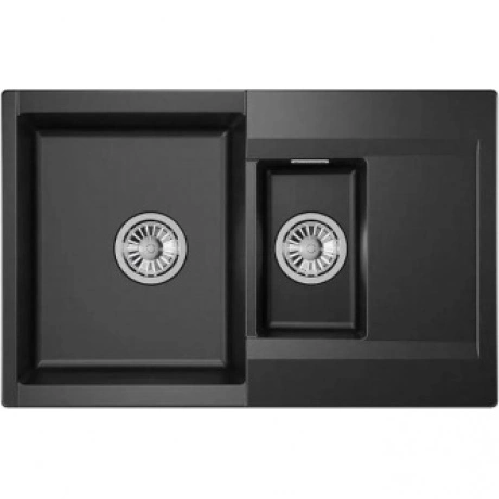 Кухонная мойка GRANULA ESTETICA (7808, ШВАРЦ)