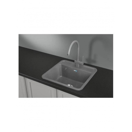 Кухонная мойка GRANULA Стандарт (5001, ГРАФИТ) - фото 2