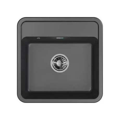 Кухонная мойка GRANULA Стандарт (5001, ЧЁРНЫЙ)