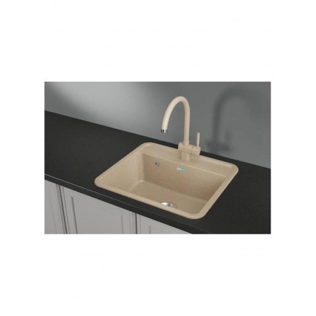 Кухонная мойка GRANULA Стандарт (5601, БЕЖЕВЫЙ) - фото 2