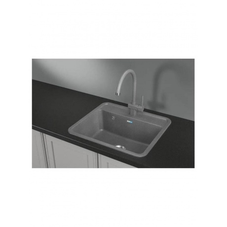 Кухонная мойка GRANULA Стандарт (5601, ГРАФИТ) - фото 2