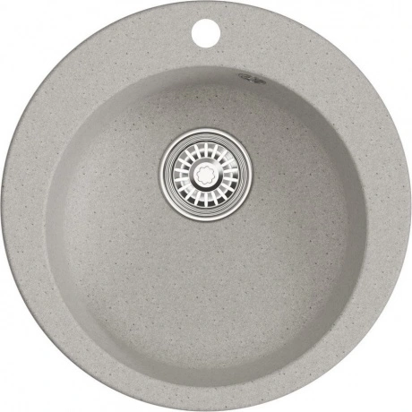 Мойкa MIXLINE ML-GM13 круглая  серая (310) 495мм (глуб. чаши 200...