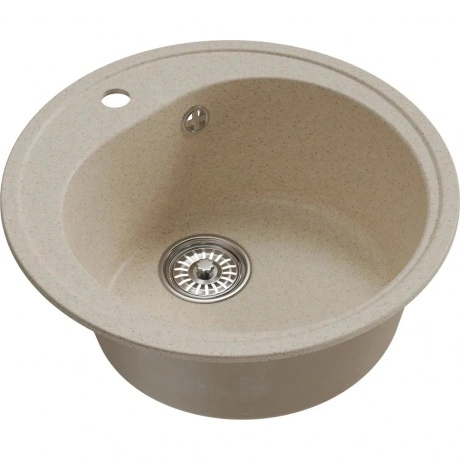 Мойкa MIXLINE круглая бежевая D500мм ML-GM11 (551824)
