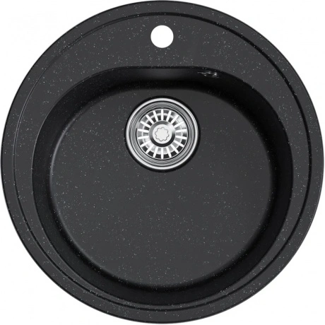 Мойкa MIXLINE круглая черная D500мм ML-GM11 (551821)