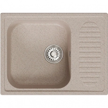 Мойка MIXLINE ML-GM18 с крылом  песочная (302) 640*490*190мм NEW...