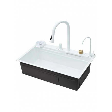 Мойка кухонная с водопадом Savol (S-SC003W)