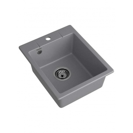 Мойка врезная GranFest URBAN URBAN 240 gray серый - фото 2