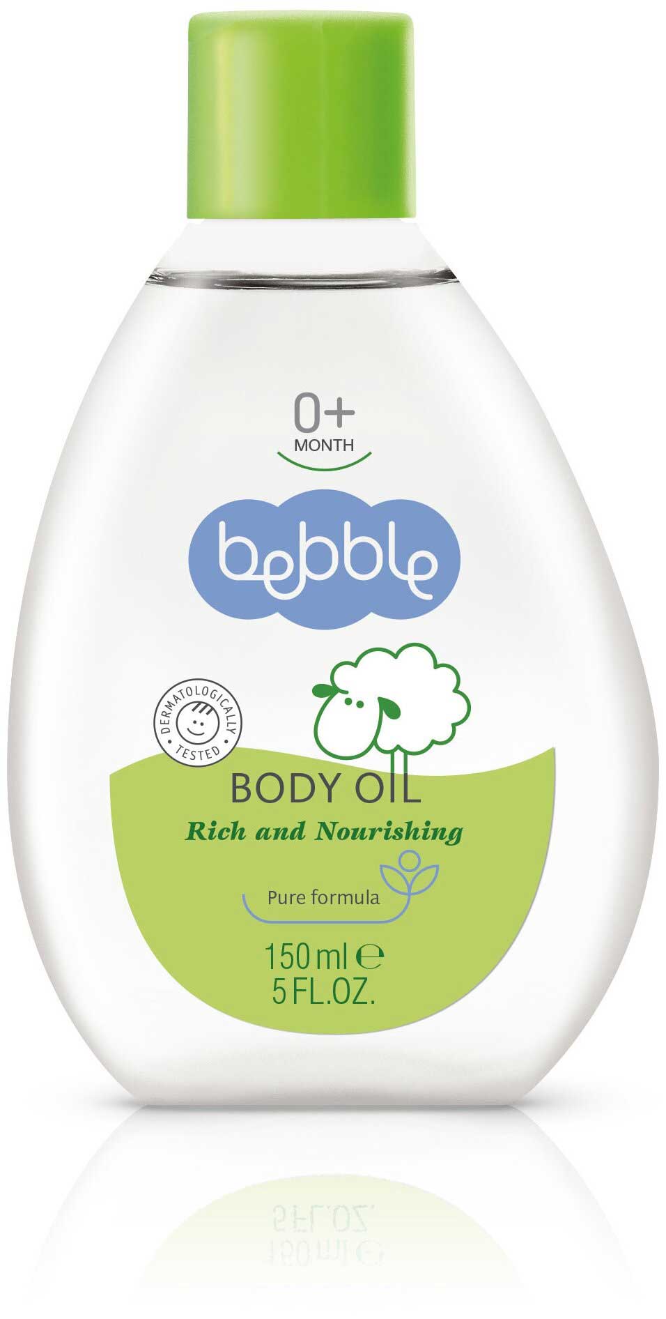 Масло Bebble для ежедневного массажа тела детское 0+ 150мл