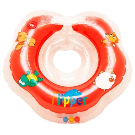 Круг для купания Roxy-Kids Flipper 2+ FL002 Orange - фото 1