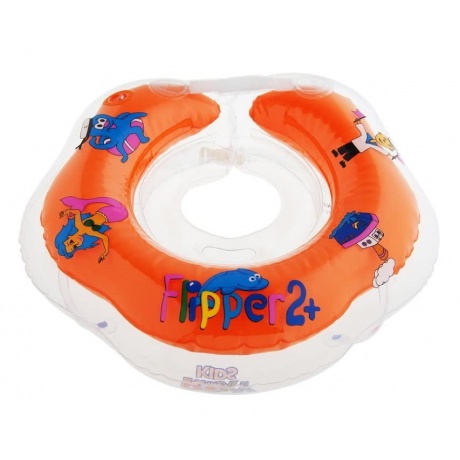 Круг для купания Roxy-Kids Flipper 2+ FL002 Orange - фото 2