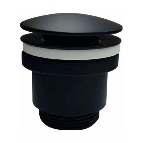 Выпуск без перелива HAIBA черный (HB68-7) - фото 3