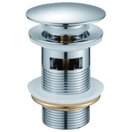 Выпуск с переливом HAIBA хром (HB67)