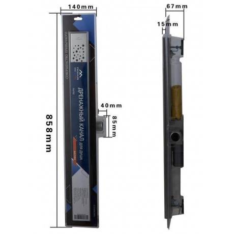 Дренажный канал FASHUN (A417502) - фото 5