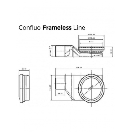 Душевой лоток BETTOSERB Drain Frameless 950, черный матовый (13701323) - фото 7