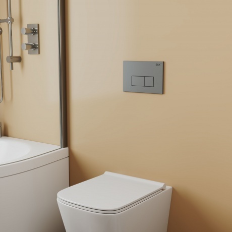 Клавиша смыва D&amp;K Rhein графит (арт.инсталл DI8050127) (DB1499006) - фото 3