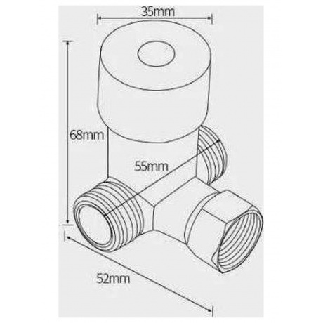 Дивертор для сенсорного смесителя (AAA) - фото 4