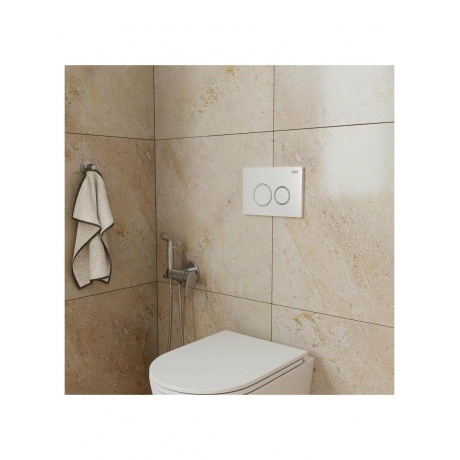 Клавиша смыва D&amp;K Bayern (арт.инсталл DI8050127);белый (DB1529016) - фото 3