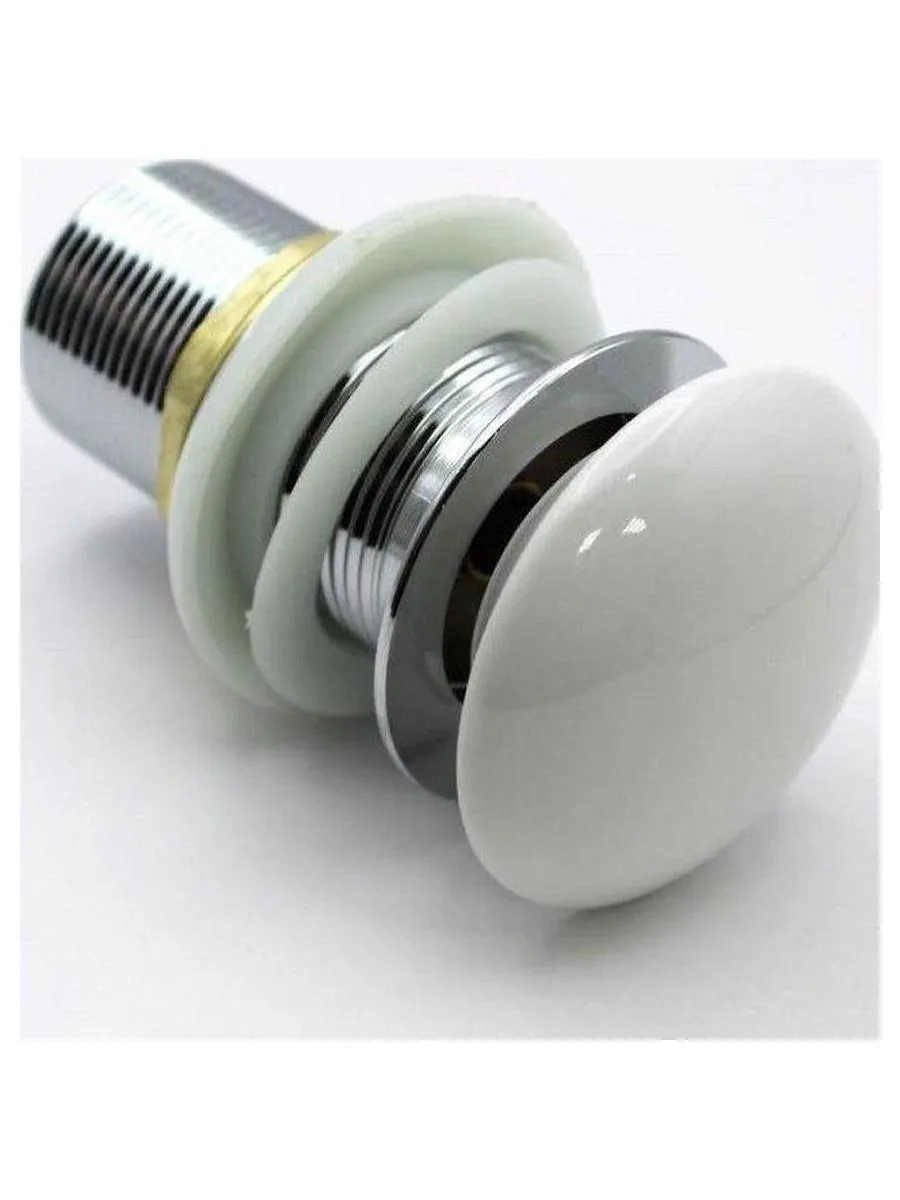 Донный клапан Teymi для раковины без перелива, белый T140106 - фото 8