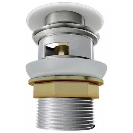 Донный клапан Teymi для раковины с переливом, белый T140103