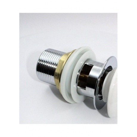 Донный клапан Teymi для раковины с переливом, белый T140103 - фото 8