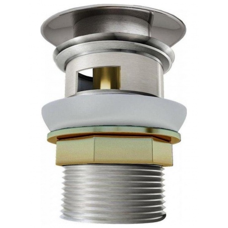 Донный клапан Teymi для раковины с переливом, хром T140105 - фото 3