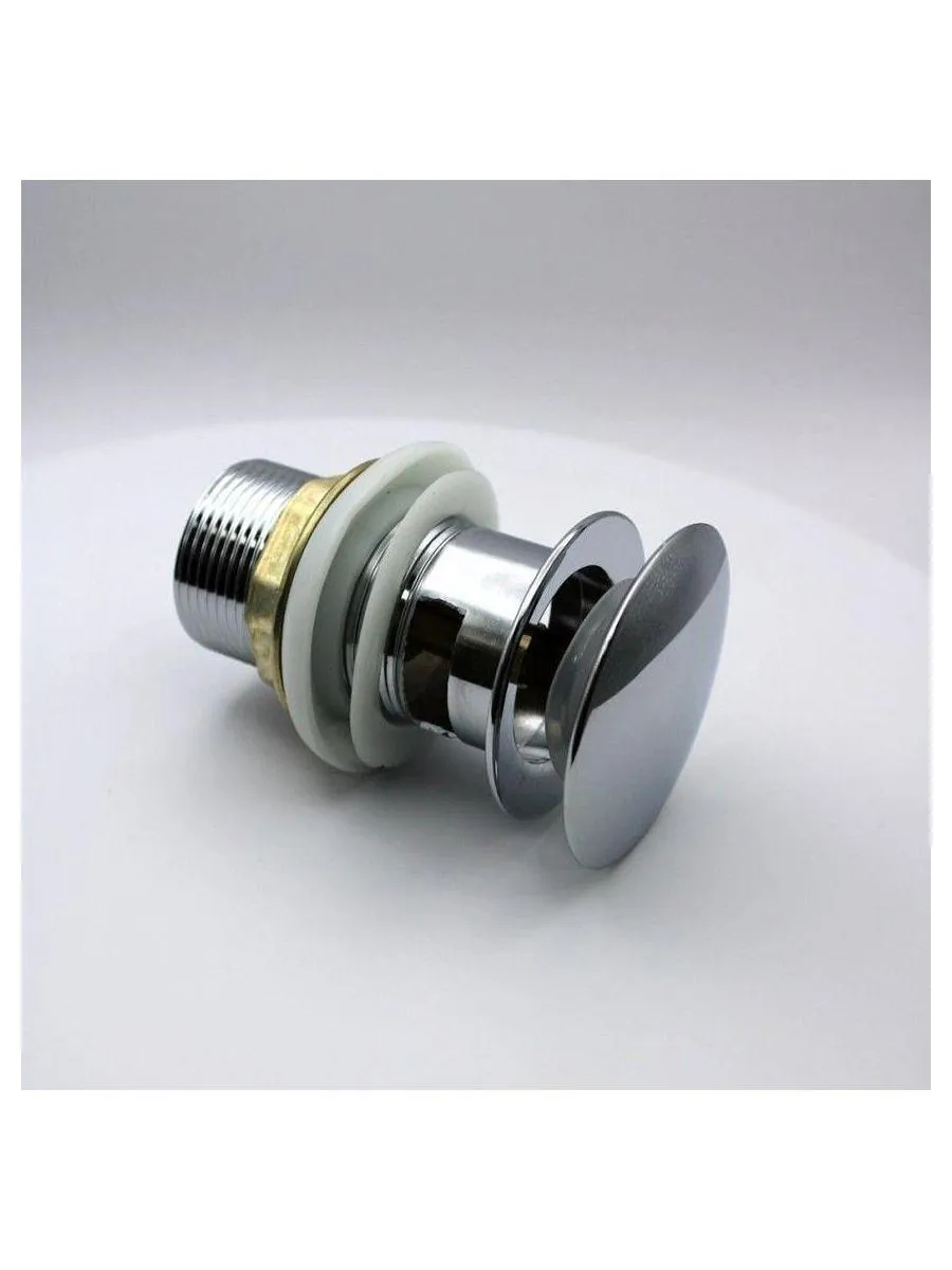 Донный клапан Teymi для раковины с переливом, хром T140105 - фото 8