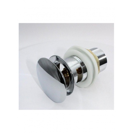 Донный клапан Teymi для раковины с переливом, хром T140105 - фото 9