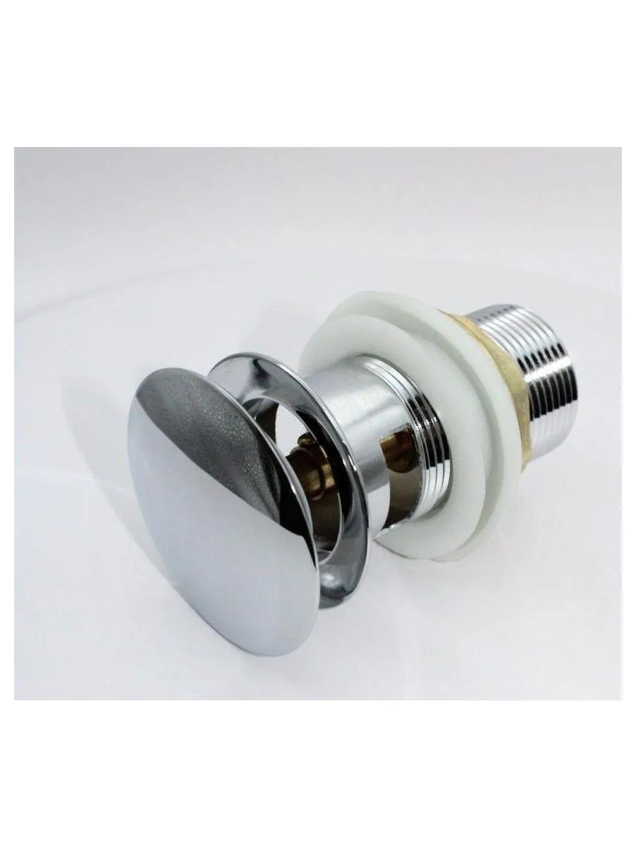 Донный клапан Teymi для раковины с переливом, хром T140105 - фото 9