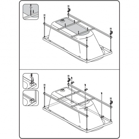 Каркас для ванны Spirit 180х80 - фото 6