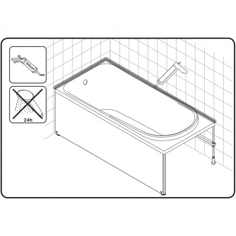 Каркас для ванны Spirit 180х80 - фото 8